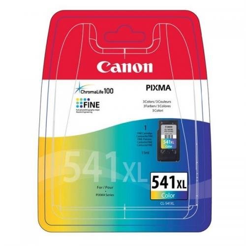 Чернила Canon 541XL окрашены