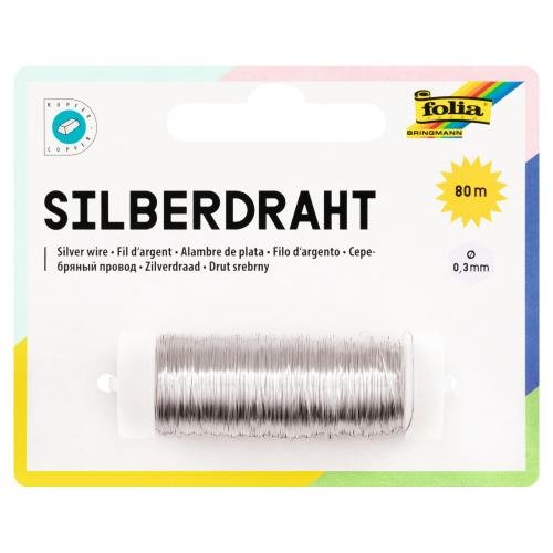 Stieple sudraba 0,3mm x50m