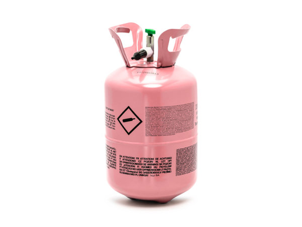 Helium tank, pink, 30 balloons