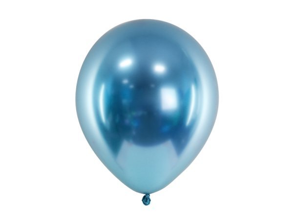 Glossy Balloons 30cm, blue (1 pkt / 10 pc.)