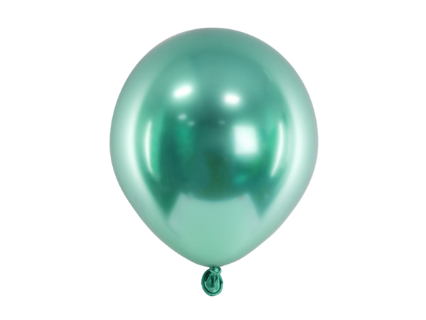 Glossy Balloons 12 cm, bottle green (1 pkt / 50 pc.)