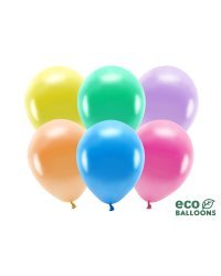 Eco Balloons 26cm metallic, mix (1 pkt / 10 pc.)