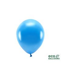 Eco Balloons 26cm metallic, blue (1 pkt / 10 pc.)