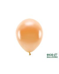 Eco Balloons 26cm metallic, orange (1 pkt / 10 pc.)