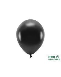 Eco Balloons 26cm metallic, black (1 pkt / 10 pc.)