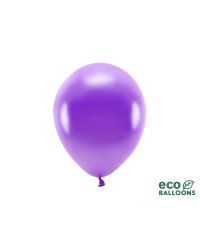 Eco Balloons 26cm metallic, violet (1 pkt / 10 pc.)