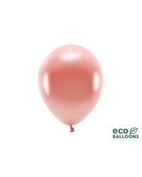 Eco Balloons 26cm metallic, rose gold (1 pkt / 10 pc.)