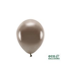 Eco Balloons 26cm metallic, brown (1 pkt / 10 pc.)