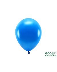 Eco Balloons 26cm metallic, navy blue (1 pkt / 10 pc.)