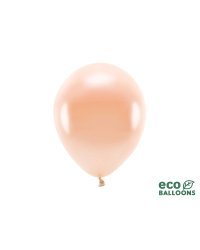 Eco Balloons 26cm metallic, peach (1 pkt / 10 pc.)