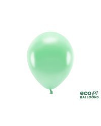 Eco Balloons 26cm metallic, mint (1 pkt / 100 pc.)