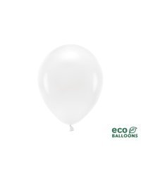 Eco Balloons 26cm pastel, white (1 pkt / 10 pc.)