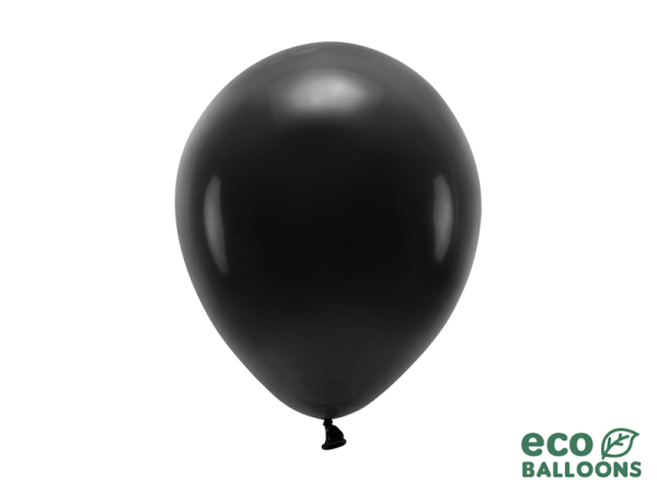 Eco Balloons 26cm pastel, black (1 pkt / 100 pc.)