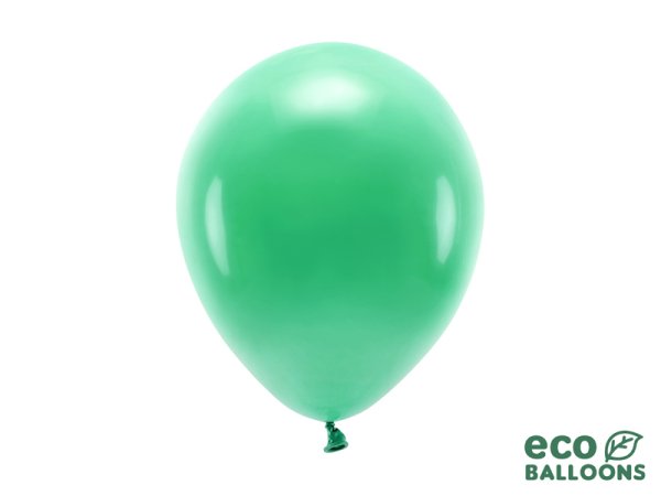 Eco Balloons 26cm pastel, green (1 pkt / 10 pc.)