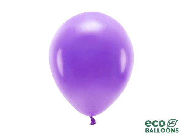 Eco Balloons 26cm pastel, violet (1 pkt / 10 pc.)