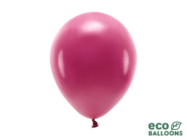 Eco Balloons 26cm pastel, deep red (1 pkt / 100 pc.)