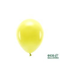 Eco Balloons 26cm pastel, yellow (1 pkt / 10 pc.)