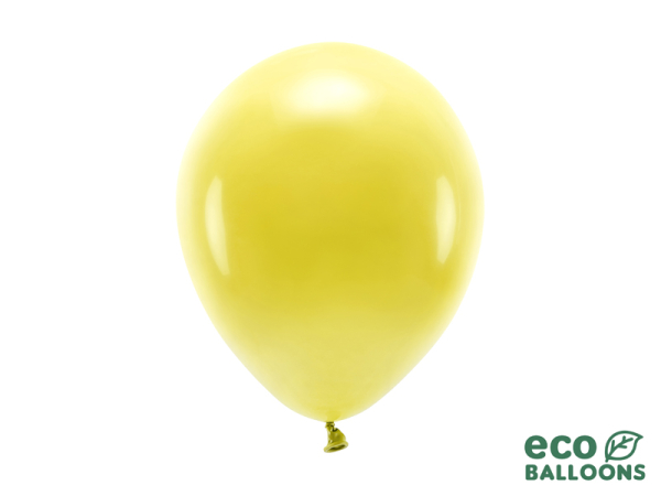 Eco Balloons 26cm pastel, dark yellow (1 pkt / 10 pc.)