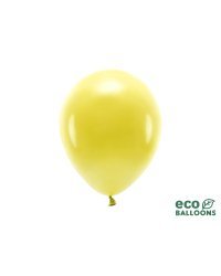 Eco Balloons 26cm pastel, dark yellow (1 pkt / 100 pc.)