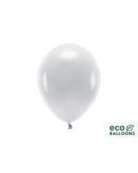 Eco Balloons 26cm pastel, grey (1 pkt / 10 pc.)