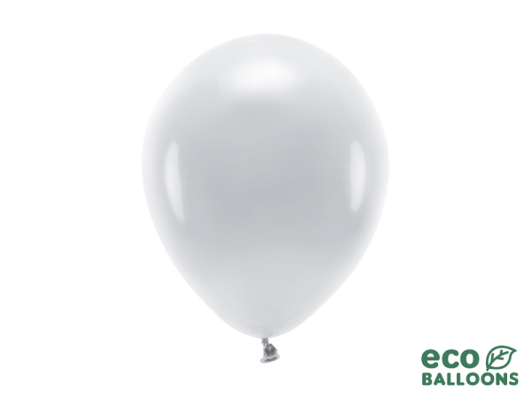 Eco Balloons 26cm pastel, grey (1 pkt / 100 pc.)