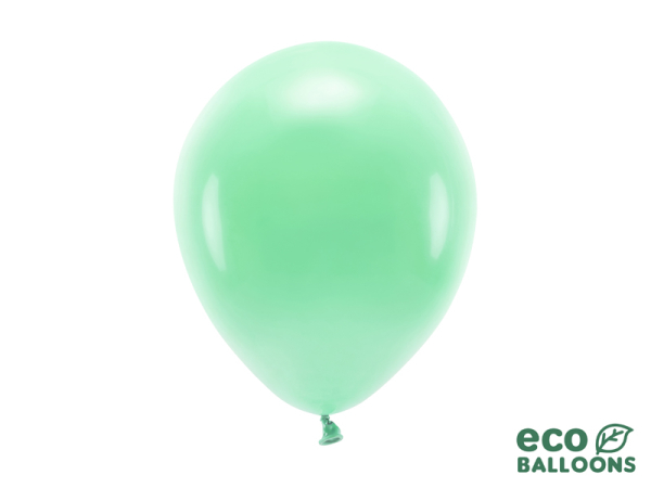 Eco Balloons 26cm pastel, mint (1 pkt / 100 pc.)