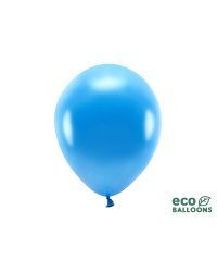 Eco Balloons 30cm metallic, blue (1 pkt / 10 pc.)