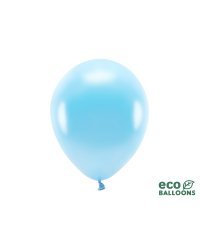 Eco Balloons 30cm metallic, light blue (1 pkt / 10 pc.)