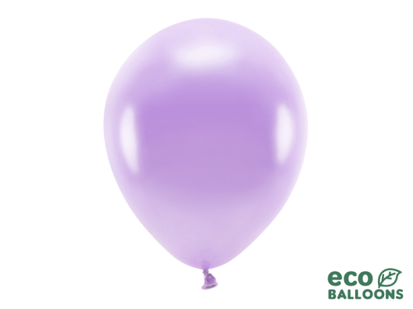 Eco Balloons 30cm metallic, lavender (1 pkt / 10 pc.)