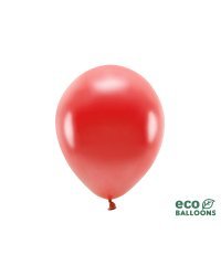 Eco Balloons 30cm metallic, red (1 pkt / 10 pc.)