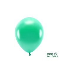 Eco Balloons 30cm metallic, green (1 pkt / 10 pc.)