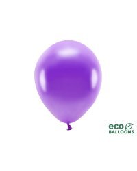 Eco Balloons 30cm metallic, violet (1 pkt / 10 pc.)