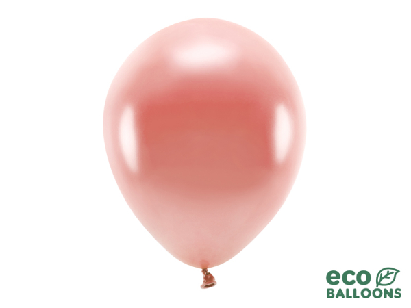 Eco Balloons 30cm metallic, rose gold (1 pkt / 100 pc.)