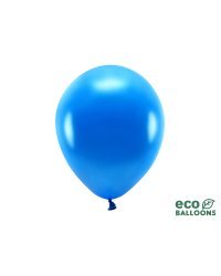 Eco Balloons 30cm metallic, navy blue (1 pkt / 10 pc.)