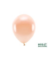 Eco Balloons 30cm metallic, peach (1 pkt / 10 pc.)