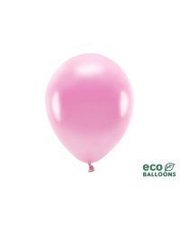 Eco Balloons 30cm metallic, pink (1 pkt / 10 pc.)