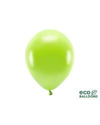 Eco Balloons 30cm metallic, green apple (1 pkt / 10 pc.)