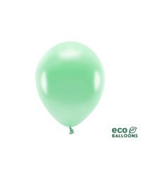 Eco Balloons 30cm metallic, mint (1 pkt / 10 pc.)