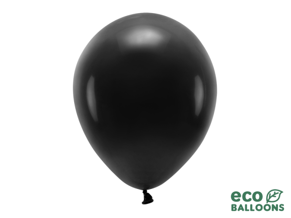 Eco Balloons 30cm pastel, black (1 pkt / 10 pc.)