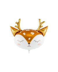 Foil Balloon Deer, 73x64cm, mix