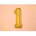 Foil Balloon Number ''1'', 35cm, gold