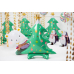 Standing foil balloon Christmas tree, 78x94cm, mix