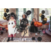 Foil balloon Spider, 60x101cm, black