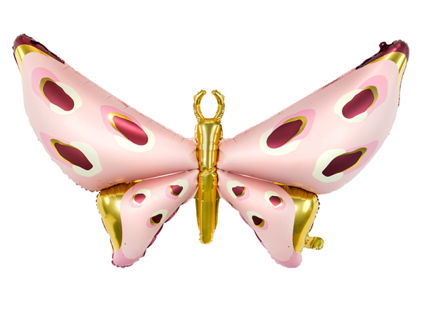 Foil balloons Butterfly, 120x87 cm, mix