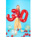 Foil Balloon Number ''1'', 86cm, red