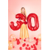 Foil Balloon Number ''1'', 86cm, red