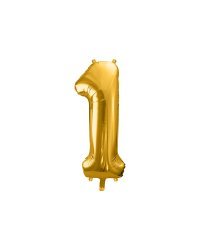 Foil Balloon Number ''1'', 86cm, gold