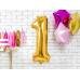 Foil Balloon Number ''1'', 86cm, gold