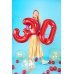 Foil Balloon Number ''7'', 86cm, red