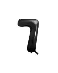 Foil Balloon Number ''7'', 86cm, black